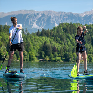 2024 Jobe Leona 10'6 Inflatable SUP Paddle Board Package 486423003 - Board, Bag, Pump, Paddle & Leash
